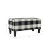 Large Decorative Storage Bench Black Plaid - HomePop 1 Large Decorative Storage Bench Black Plaid - HomePop -Homcom Crosley Shop GUEST f96871fb b8ef 40ef afe6 b12cd2ab7761