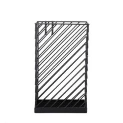 BirdRock Home Umbrella Holder Stand With Removable Water Tray - Diagonal Design - Black -Homcom Crosley Shop GUEST fa0290f8 b4f4 446c a6f4 43c89377a358