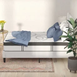 Flash Furniture Capri Comfortable Sleep 12 Inch CertiPUR-US Certified Hybrid Pocket Spring Mattress, Mattress In A Box -Homcom Crosley Shop GUEST fa5645cd 924f 4cdb bb83 e6597e5c44e5