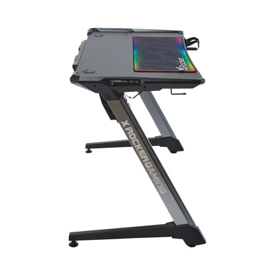 Lynx LED Gaming Desk Black - X Rocker 7 Lynx LED Gaming Desk Black - X Rocker - Image 5