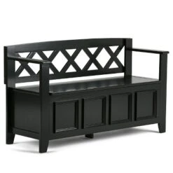 48" Halifax Entryway Storage Bench - WyndenHall -Homcom Crosley Shop GUEST fb24ee1c 5340 419d 92ef d9576bca6fd2