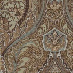 Button Tufted Round Storage Ottoman Brown Paisley - HomePop -Homcom Crosley Shop GUEST fb468786 09a2 4c05 ab16 bb8ef9591f01