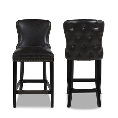 Jennifer Taylor Home Sonoma 28 Inch Upholstered Armless Counter Height Bar Stool (Set Of 2) 7 Jennifer Taylor Home Sonoma 28 Inch Upholstered Armless Counter Height Bar Stool (Set Of 2) - Image 5