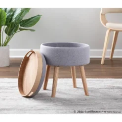 Tray Foot Stool Ottoman - LumiSource 22 Tray Foot Stool Ottoman - LumiSource -Homcom Crosley Shop GUEST fc498394 3e7c 45cf bf91 d5e7c9bebc05