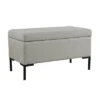 Medium Storage Bench With Metal Legs - HomePop -Homcom Crosley Shop GUEST fd005e55 e30b 4fae 9478 779ad874f99c