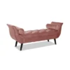 Jennifer Taylor Home Alma Tufted Flared Arm Entryway Bench