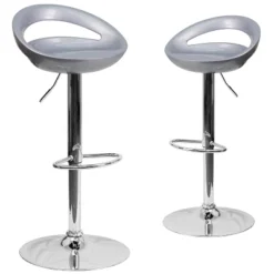 Emma And Oliver 2 Pack Contemporary Plastic Adjustable Height Barstool With Rounded Cutout Back And Chrome Base 32 Emma And Oliver 2 Pack Contemporary Plastic Adjustable Height Barstool With Rounded Cutout Back And Chrome Base -Homcom Crosley Shop GUEST fd8390e3 f150 4277 ab61 40a4ff86c87c