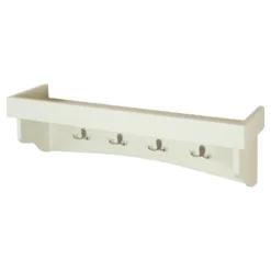 Shaker Cottage Coat Hooks With Tray - Alaterre Furniture -Homcom Crosley Shop GUEST fdbdfe20 5a27 47ad 84c2 ae539e242bc6
