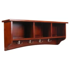 Shaker Cottage Coat Hooks With Storage - Alaterre Furniture -Homcom Crosley Shop GUEST fddbc614 822f 4828 828e 6d49126ca983