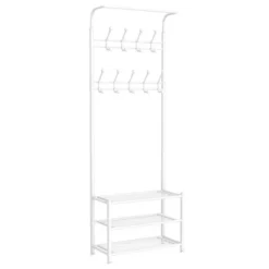 Yaheetech 74"H Metal Hall Tree Entryway Coat Rack -Homcom Crosley Shop GUEST fe544f0e 3968 475f b660 f8af1bbc479d