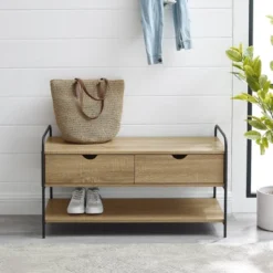 Modern 2 Drawer Storage Entry Bench - Saracina Home 15 Modern 2 Drawer Storage Entry Bench - Saracina Home -Homcom Crosley Shop GUEST ff73ef59 928e 4602 95b8 2a95ea0472fb