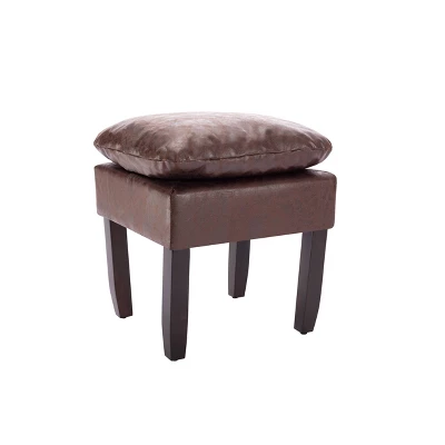 18" Square Pillowtop Ottoman - WOVENBYRD 6 18" Square Pillowtop Ottoman - WOVENBYRD - Image 4