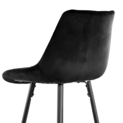 Elama 2 Piece Velvet Tufted Bar Chair In Black With Metal Legs -Homcom Crosley Shop GUEST ffbfbc72 cce2 4945 8425 aa1a5f249d8b